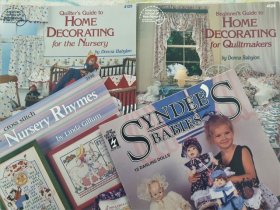 American School of Needlework Collection of 7 Books &1 HP