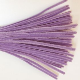 Chenille Sticks 6mm; Lilac