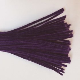 Chenille Sticks 6mm; Purple