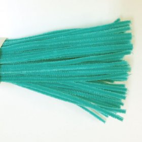 Chenille Sticks 6mm; Turquoise