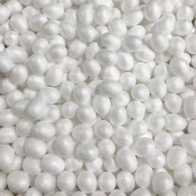 40mm White Polystyrene Foam Egg