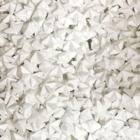 35mm White Polystyrene Foam Star