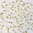 19mm Safety Pins Gold 1000p