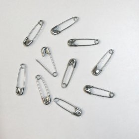 19mm Safety Pins Nickel 1000p