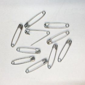 28mm Safety Pins Nickel 1000p