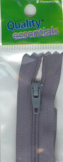 Zip Fastener 20cm, Dark Grey No3 Closed End