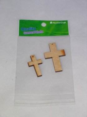 Wooden Crosses 2p