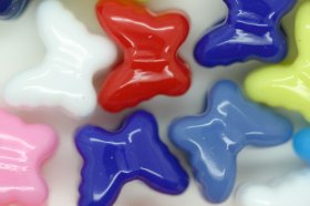 Butterfly Bead Opaque; Multi 25g (approximately 56p)