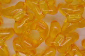 Butterfly Bead Transparent; Sungold 25g (approximately (56p)