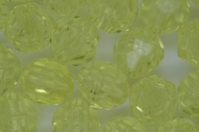 8mm Facet Transparent; Yellow 250g (approx 975p)