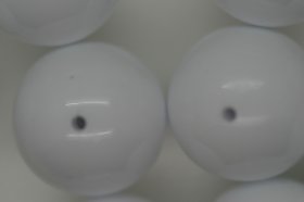 18mm Opaque Global Round; White 250g (approx 85p)