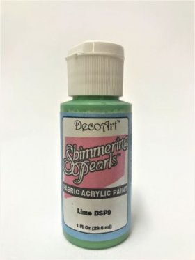 DecoArt Shimmering Pearls 1oz Lime