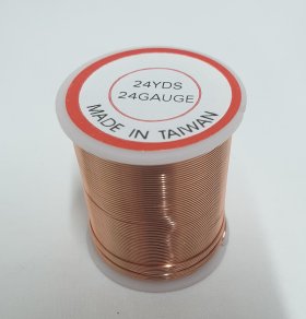 Beading Wire 24 guage Copper 21 metre roll