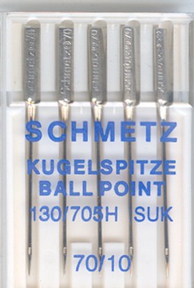Schmetz Machine Ballpoint Size 70/10 (Pkt 5)