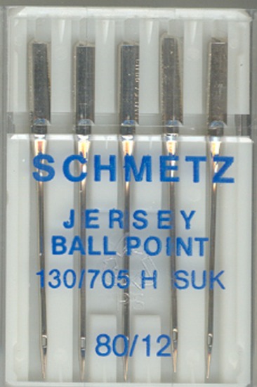 Schmetz Machine Jersey Ballpoint Size 80 (Pkt 5)