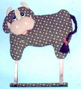 Cow Towel Holder