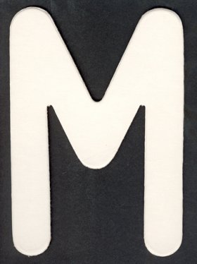 Upper Case Alphabet (M)1 piece