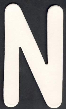 Upper Case Alphabet (N)1 piece
