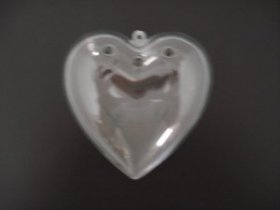 Heart Gift Boxes Crystal Clear for Pot Pouri. Price each. Min 12