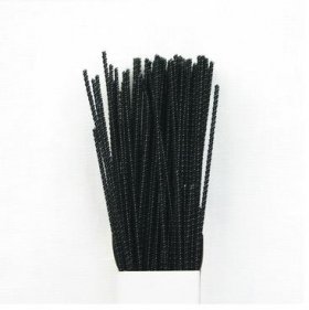 Chenille Sticks 3mm; Black