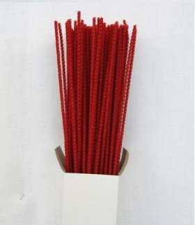 Chenille Sticks 3mm; Red