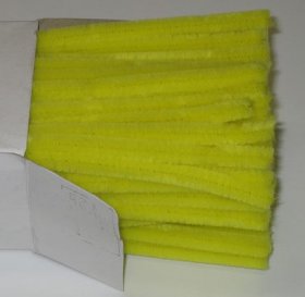 Chenille Sticks 12mm; Yellow