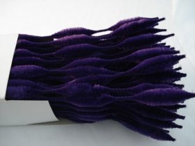 Chenille Bumps 15mm; Purple
