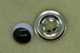 Eyes Small Comical, 10mm round 1 Pair
