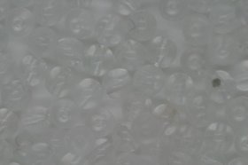 4mm Czech Round Bead; Transparent Crystal 25 grams
