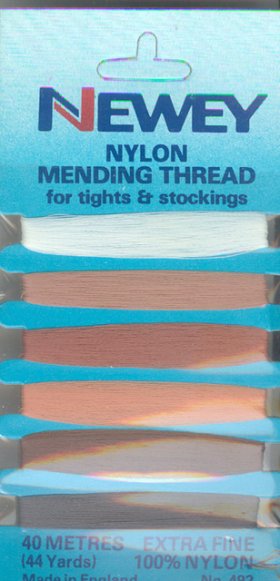 Nylon Mending Thread 6 colours