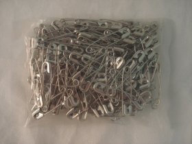 45mm Safety Pins Nickel