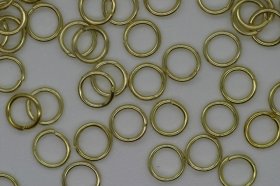 Jump Ring 5mm Gold 100p
