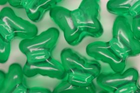 Butterfly Bead Transparent; Xmas Green 25g (approximately 56p)