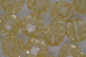 10mm Facet beads Transparent; Champagne 25g (approx 50p)