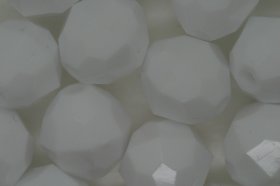 12mm Facet Opaque; White 250g (approx 330p)