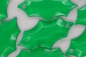 Leaf Transparent; Xmas Green 25g (approx 77p)