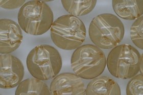 9mm Transparent Round; Pale Ginger 25g (approx 64p)