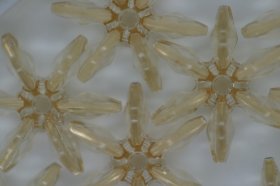 18mm Star Transparent; Pale Ginger 250g (approx 475p)