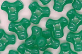 Tri Beads Opaque; Dark Green 250g (approx 1250p)