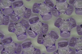 Tri Beads Transparent; Amethyst 250g (approx 1250p)
