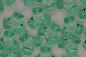 Tri Beads Transparent; Green Aqua 250g (approx 1250p)