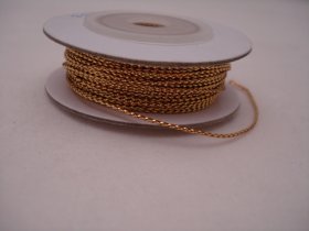 Metallic Fine Cord Gold; price per 25y Spool