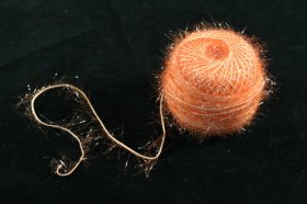 Fairy Sparkle Fibre; Apricot (Ball approx 100-120 grams)