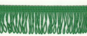 35mm Loop Fringe Emerald