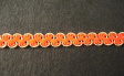 Braid Gold / Scarlet per mtr