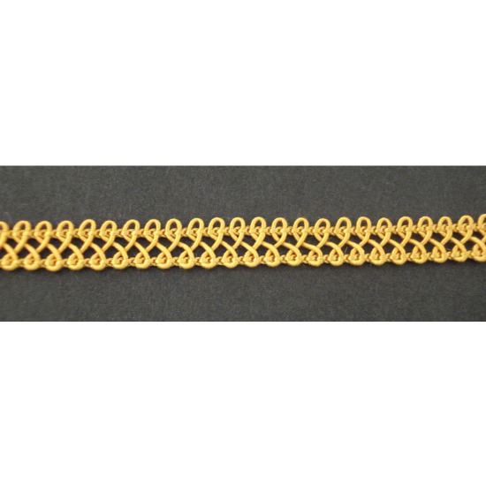 Braid Old Gold; price per mtr